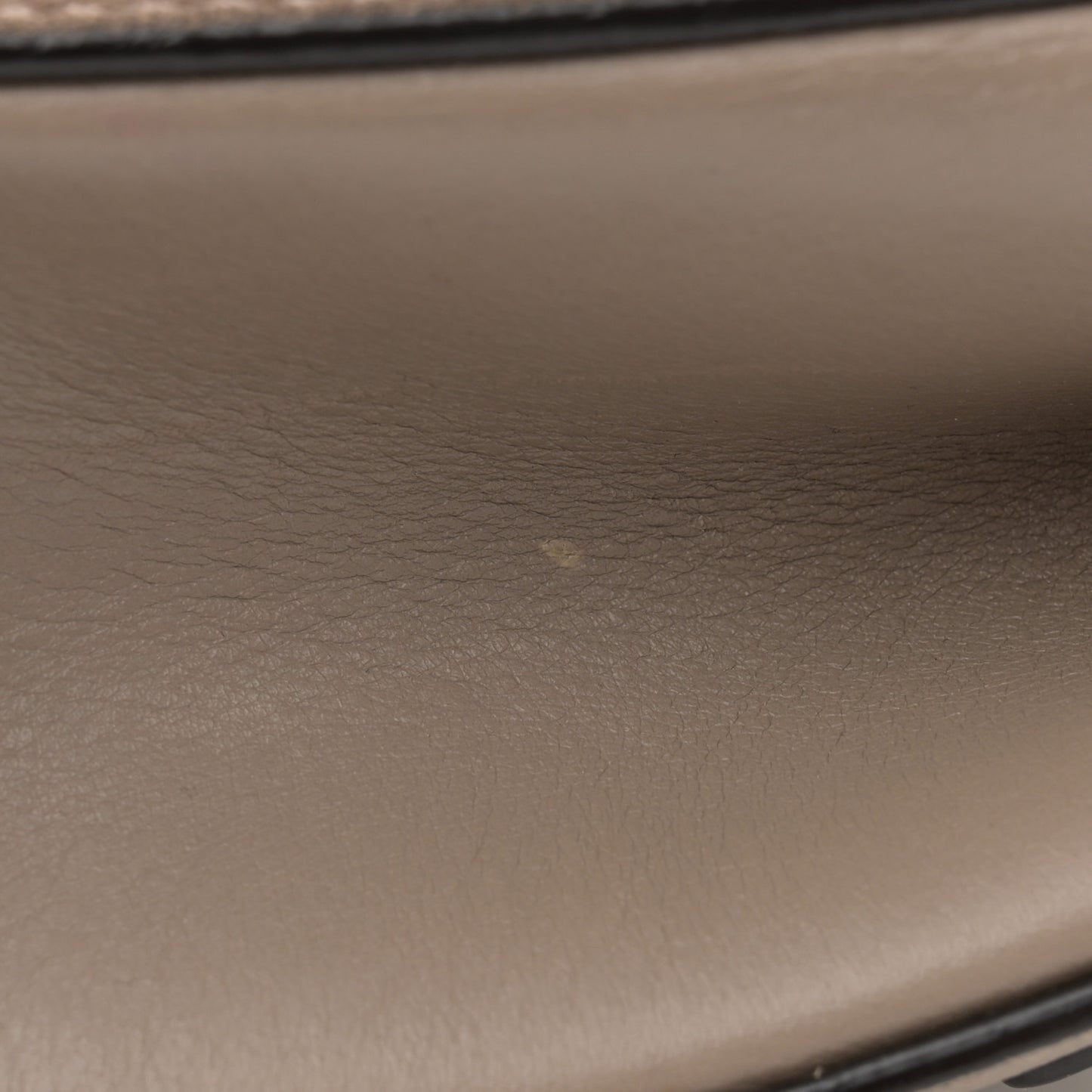 Suede Smooth Calfskin Drew Shoulder Bag Motty Grey