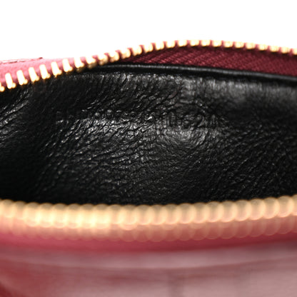 Saint Laurent Monogram Grain de Poudre 5 Fragments Zip Pouch Card Holder Palissandre 7 of 8