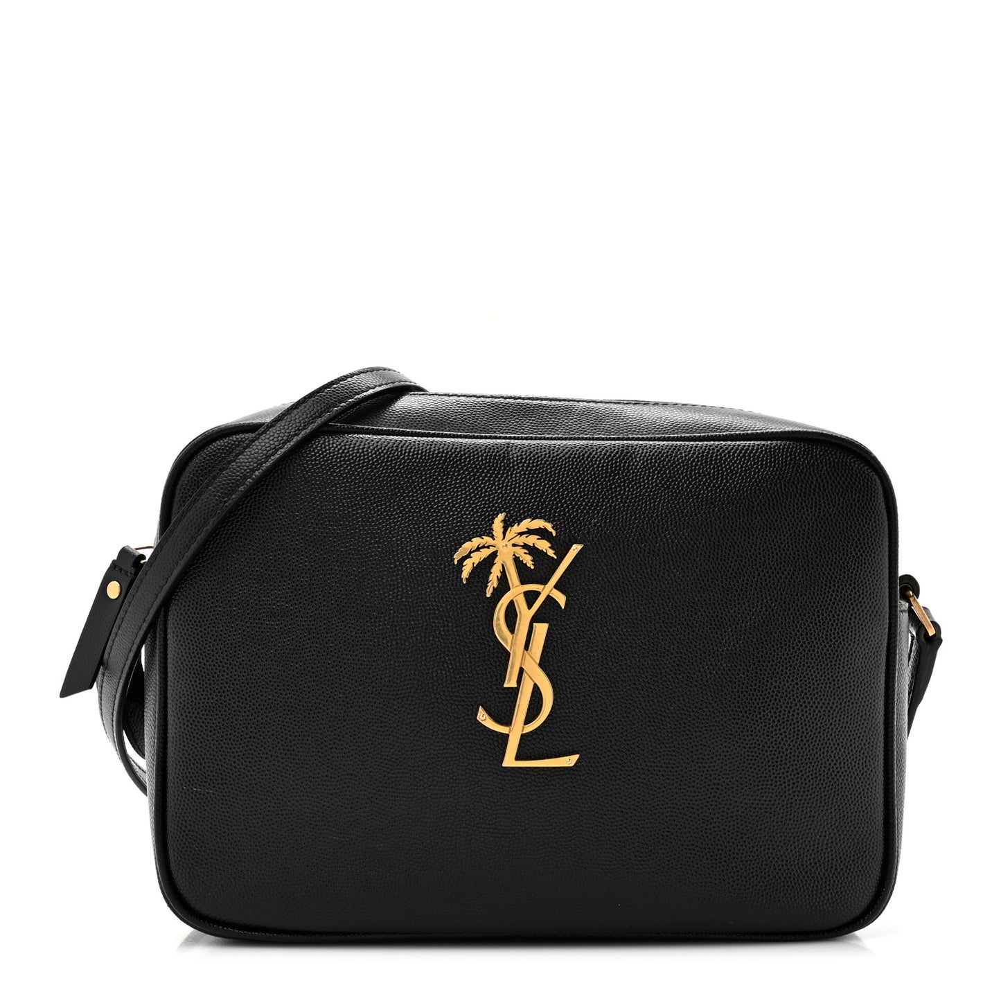 Grain De Poudre Small Monogram Palm Tree Camera Bag Black