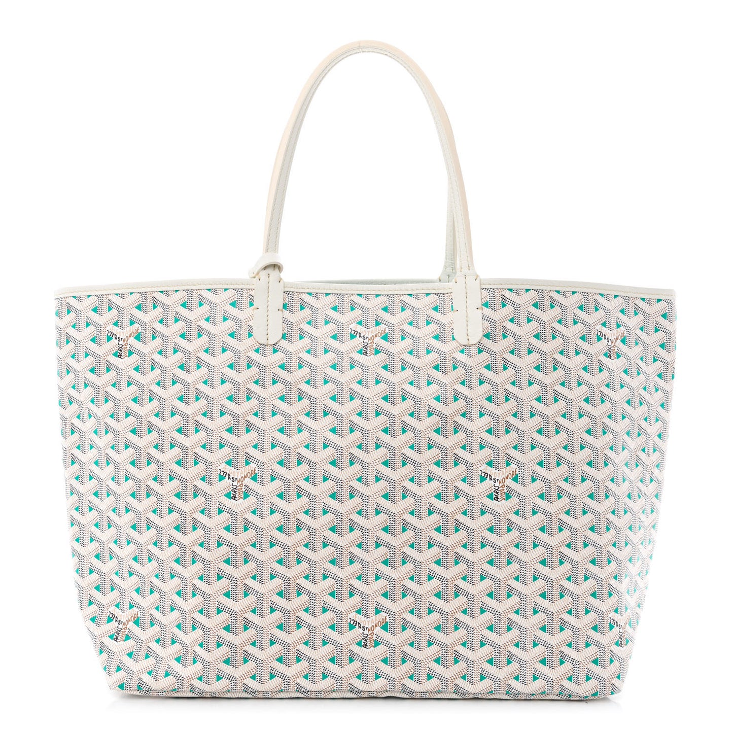 Goyardine Saint Louis Claire Voie PM White Opaline