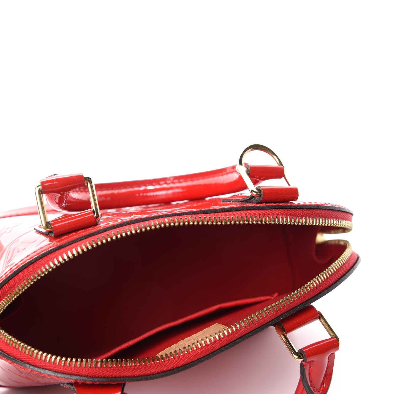 Louis Vuitton Vernis Alma BB Cherry 5 of 9