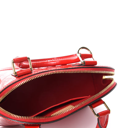 Louis Vuitton Vernis Alma BB Cherry 5 of 9