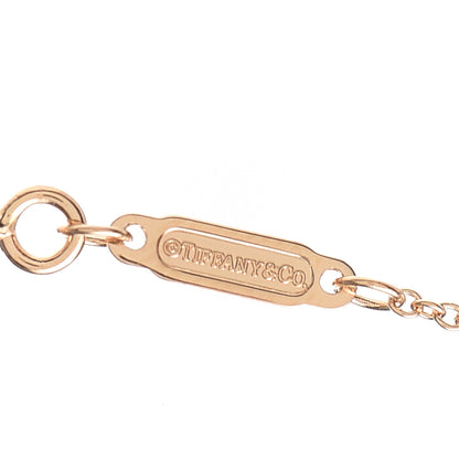 Tiffany 18K Rose Gold Small T Smile Pendant Necklace 4 of 5