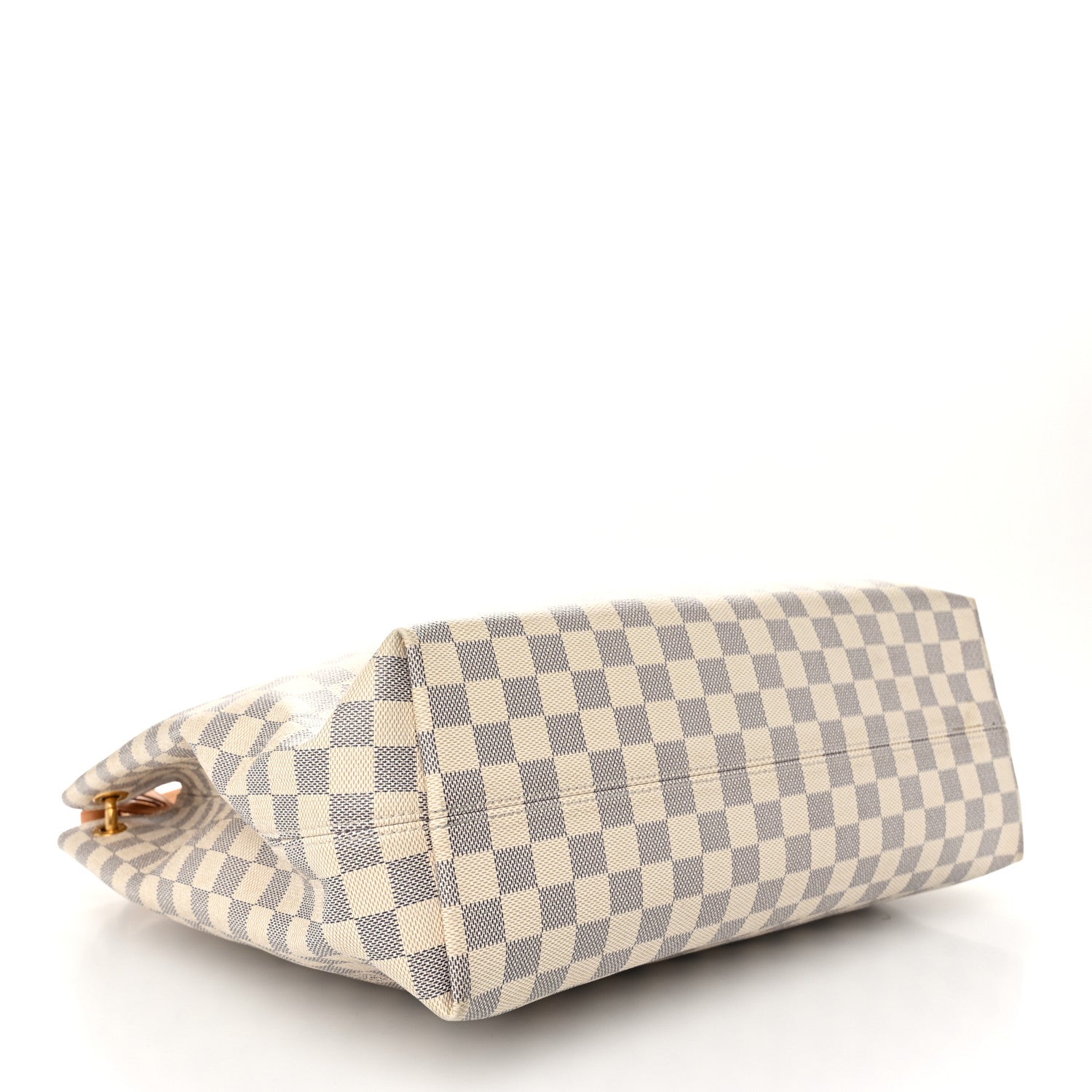 Louis Vuitton Damier Azur Graceful MM Rose Ballerine 4 of 10