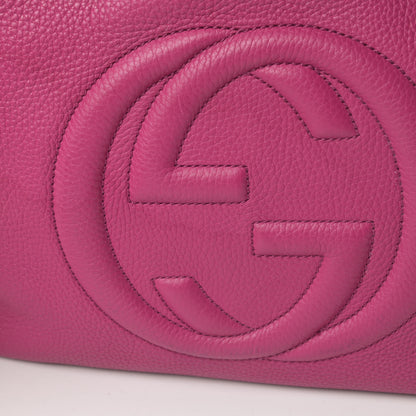 Gucci Cellarius Calfskin Medium Soho Chain Shoulder Bag Bright Bouganville 17 of 19