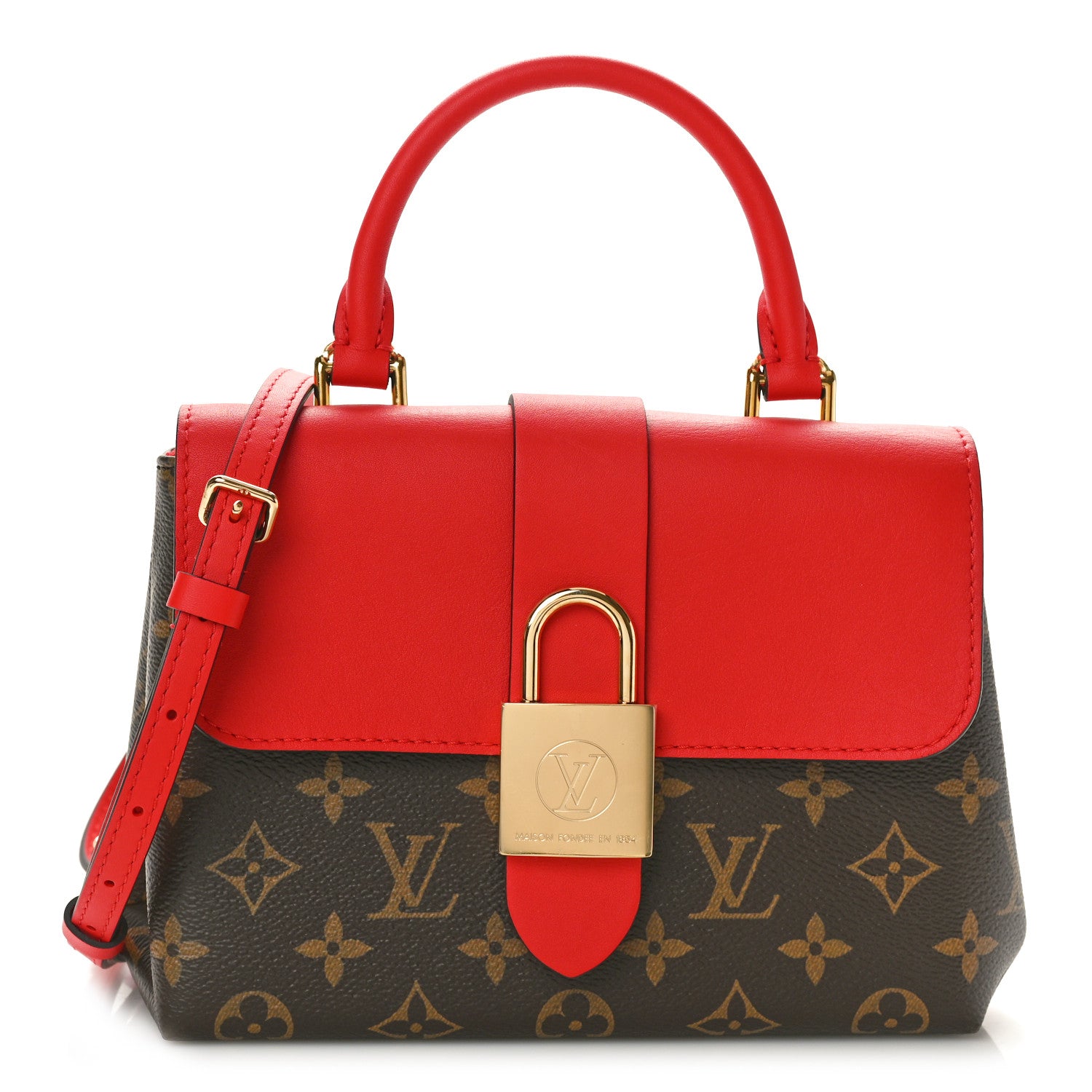 Louis Vuitton Monogram Locky BB Coquelicot 1 of 10