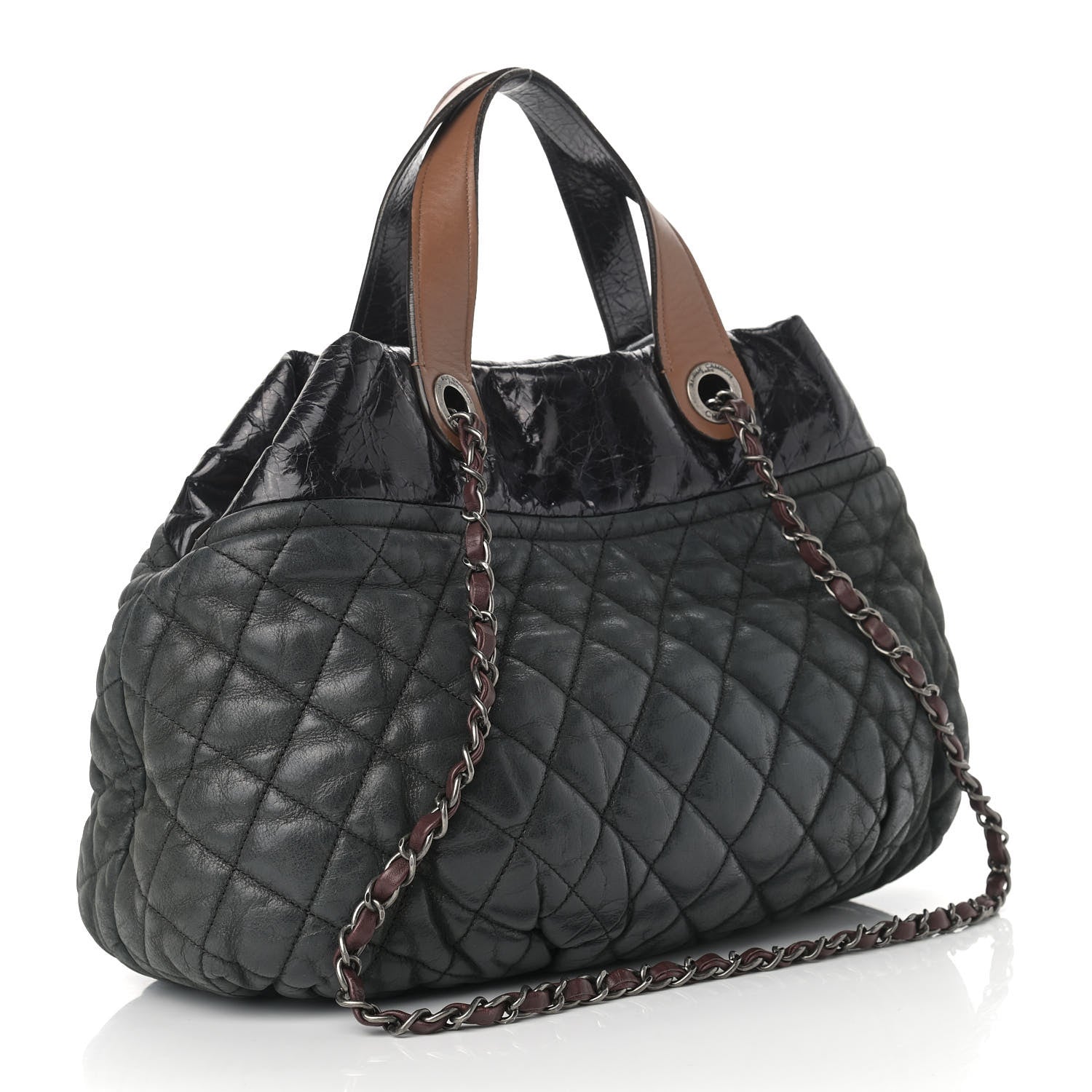 Chanel Iridescent Calfskin Small In The Mix Tote Black 2 of 10