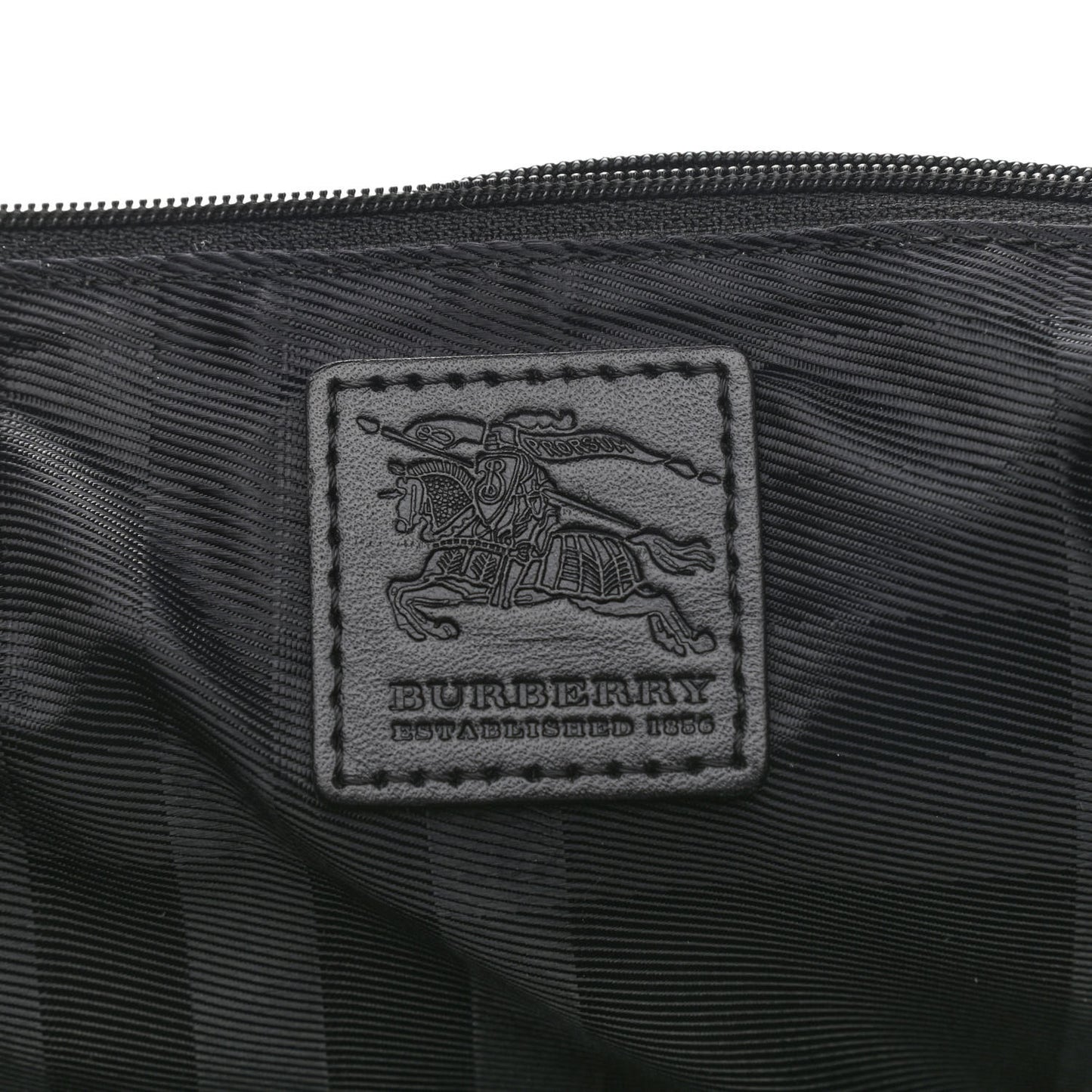 Nylon Smoked Check Messenger Bag