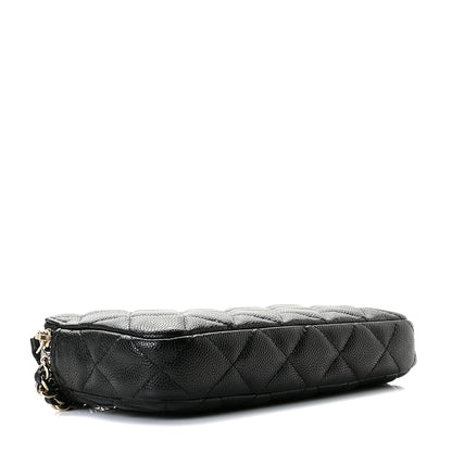 Chanel Caviar Quilted Small Clutch With Chain Black 4 of 10