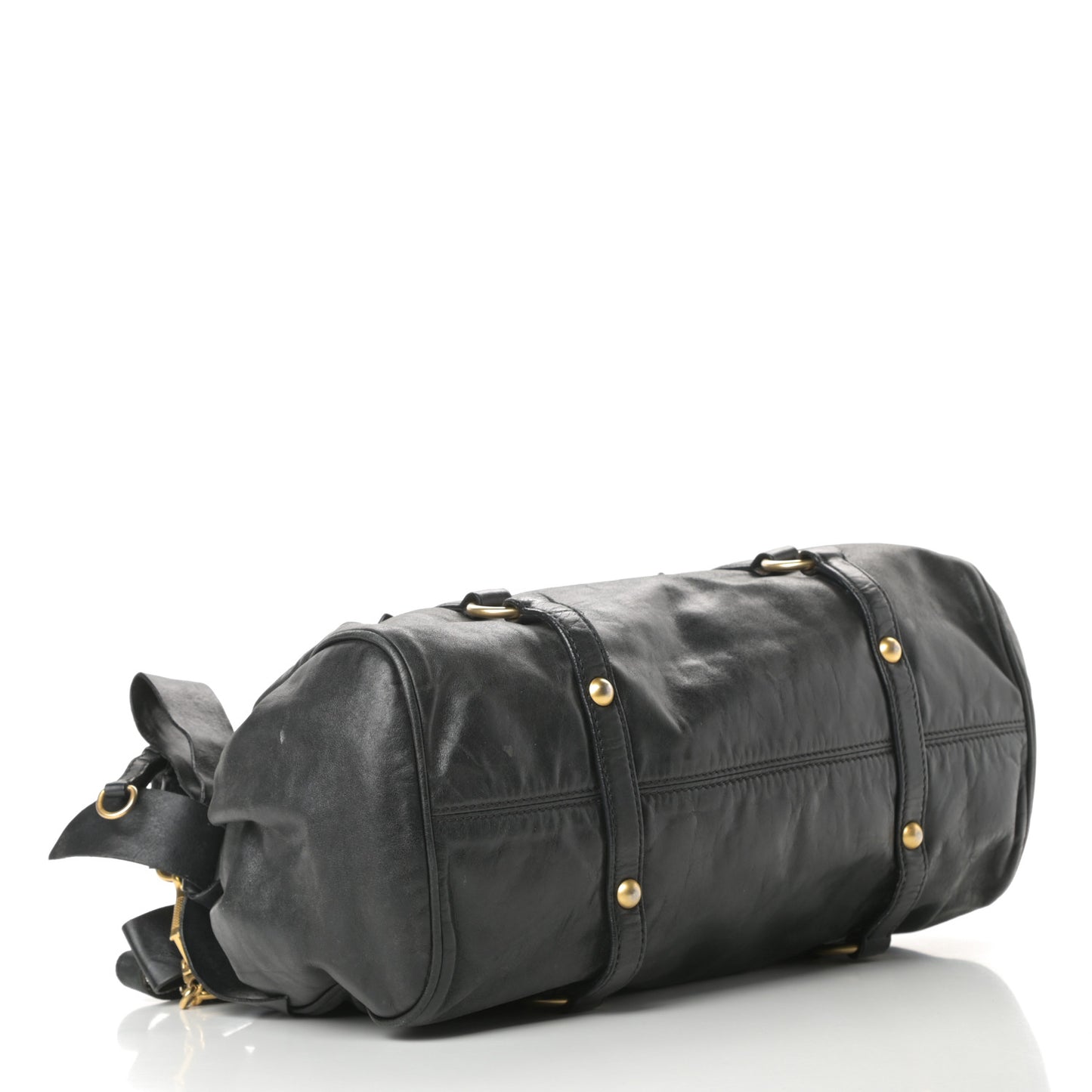 Soft Calfskin Small Bow Bag Black