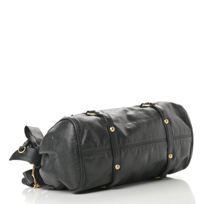 Miu Miu Soft Calfskin Small Bow Bag Black 4 of 16