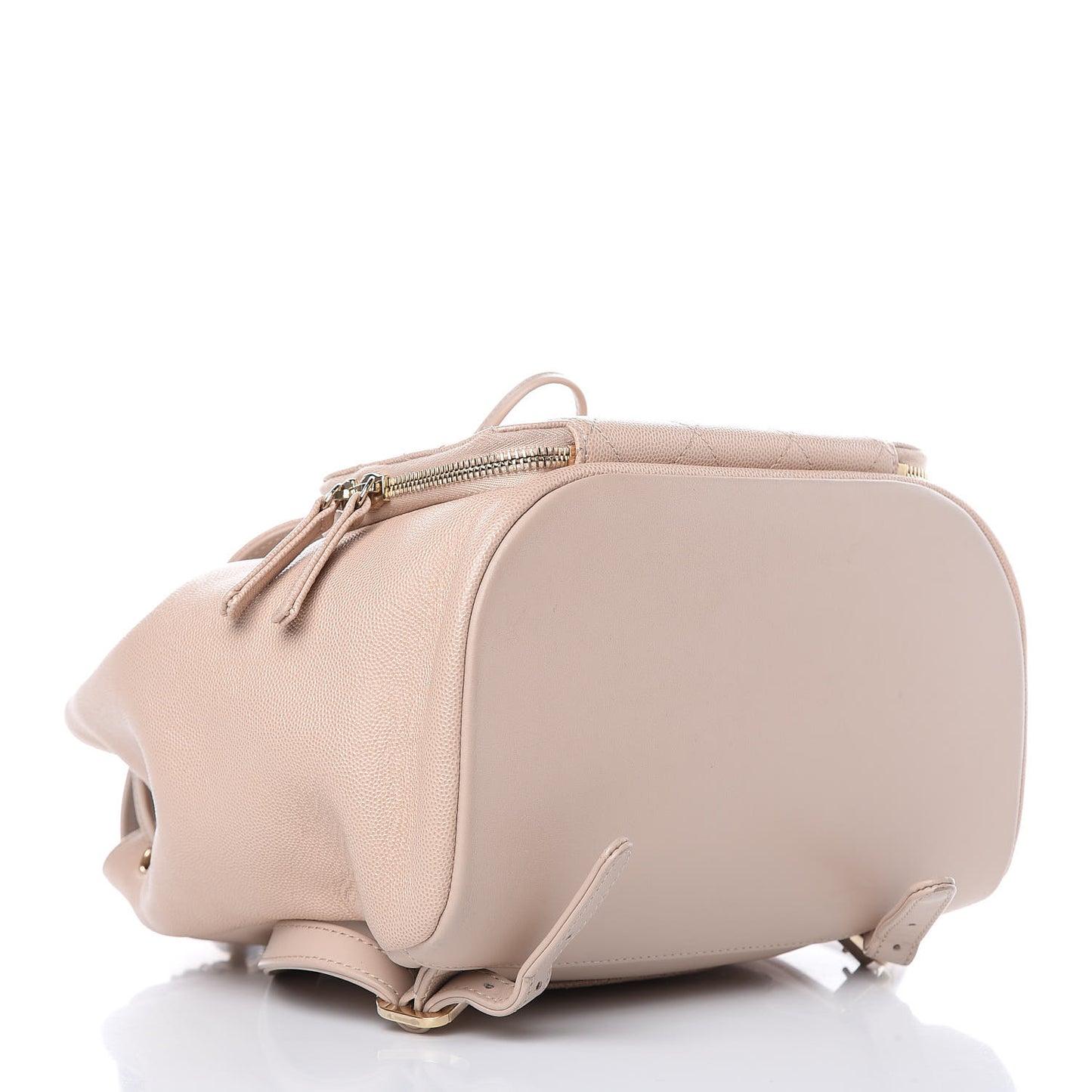 Caviar Quilted Business Affinity Backpack Beige