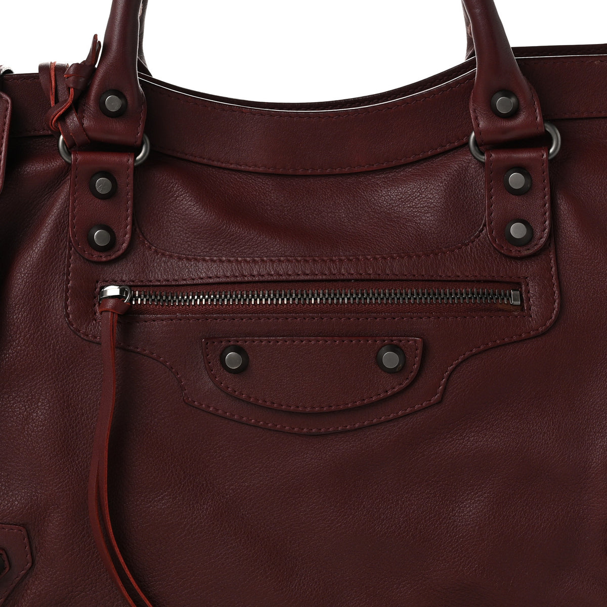 Veau Soyeux Classic Hardware City Rouge Bordeaux