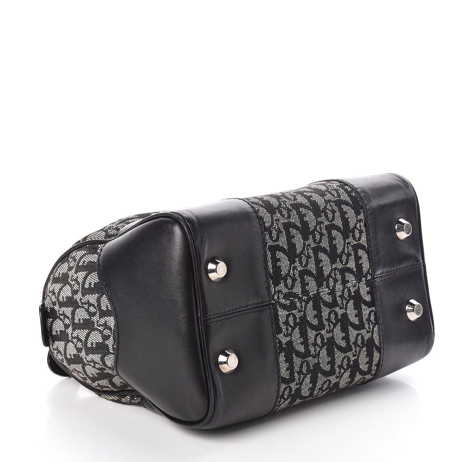 Christian Dior Monogram Boston Black 4 of 9