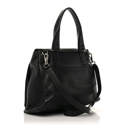 Givenchy Grained Calfskin Medium Pandora Pure Flap Bag Black 3 of 16