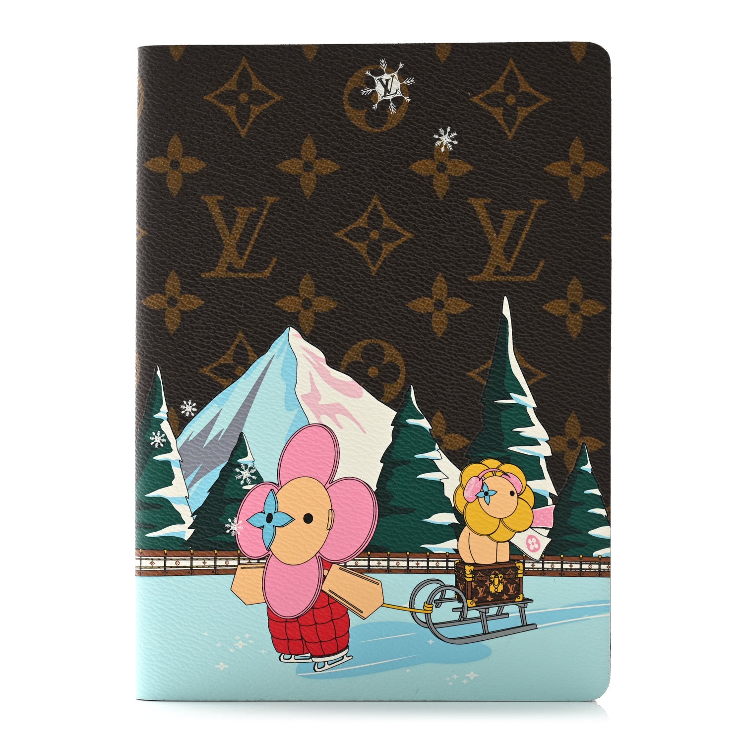 Louis Vuitton Monogram 2023 Christmas Animation Alpine Notebook MM 1 of 6