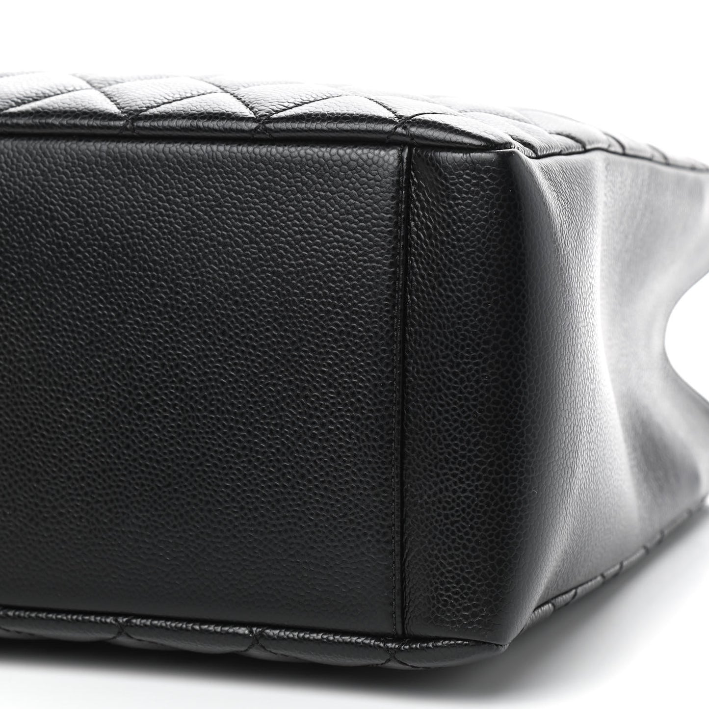 Caviar Quilted Grand Shopping Tote GST Black