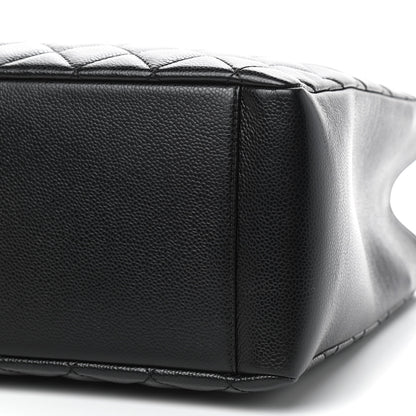 Chanel Caviar Quilted Grand Shopping Tote GST Black 9 of 10