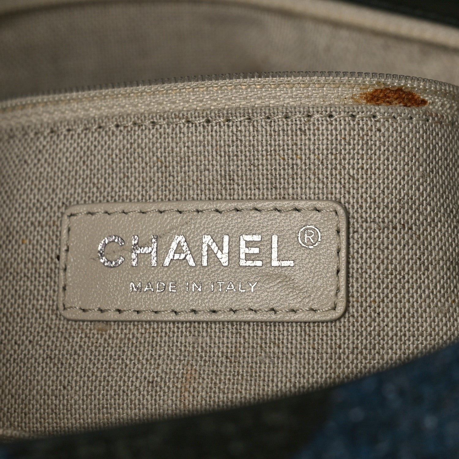 Chanel Canvas Woven Braided With Style Flap Multicolor 6 of 11