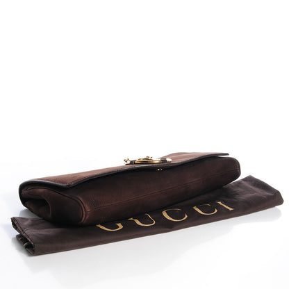 Gucci Nubuck Ribot Horse-Heads Clutch Brown 4 of 7