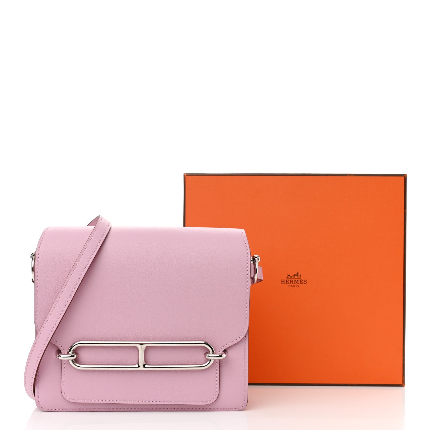 Hermes Swift Mini Sac Roulis Mauve Sylvestre 21 of 21