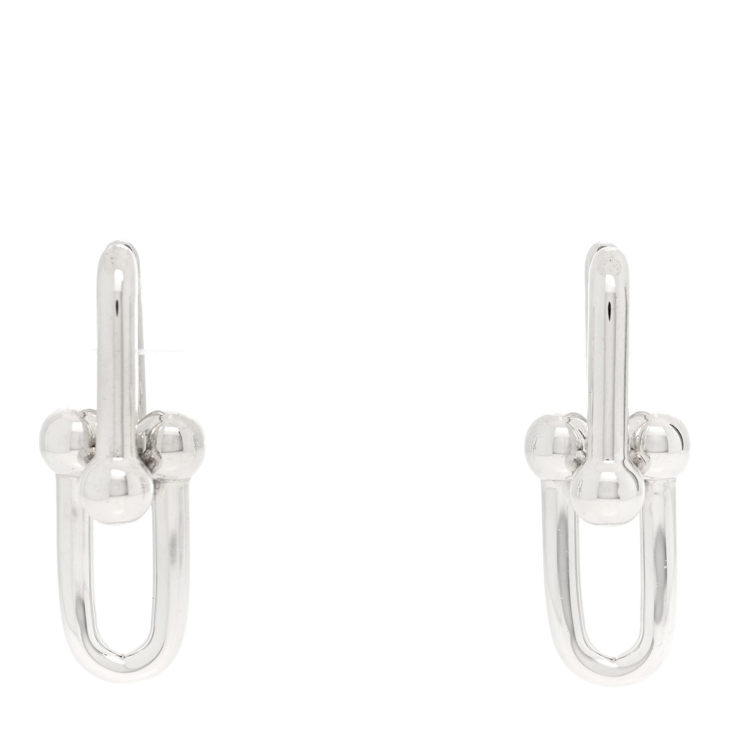 Sterling Silver Large HardWear Link Earrings