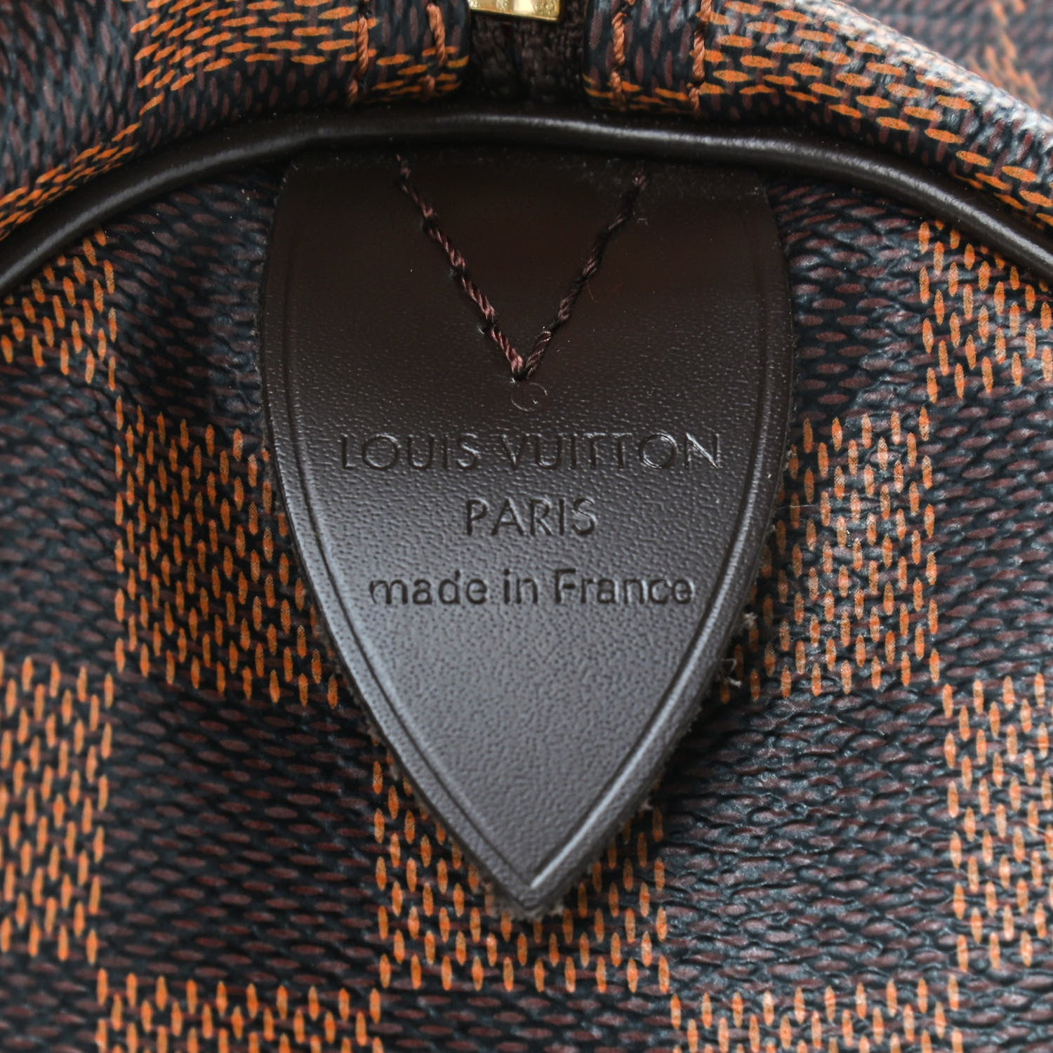 Louis Vuitton Damier Ebene Speedy 35 6 of 9