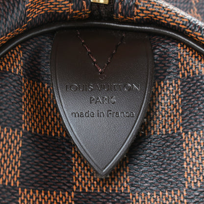 Louis Vuitton Damier Ebene Speedy 35 6 of 9