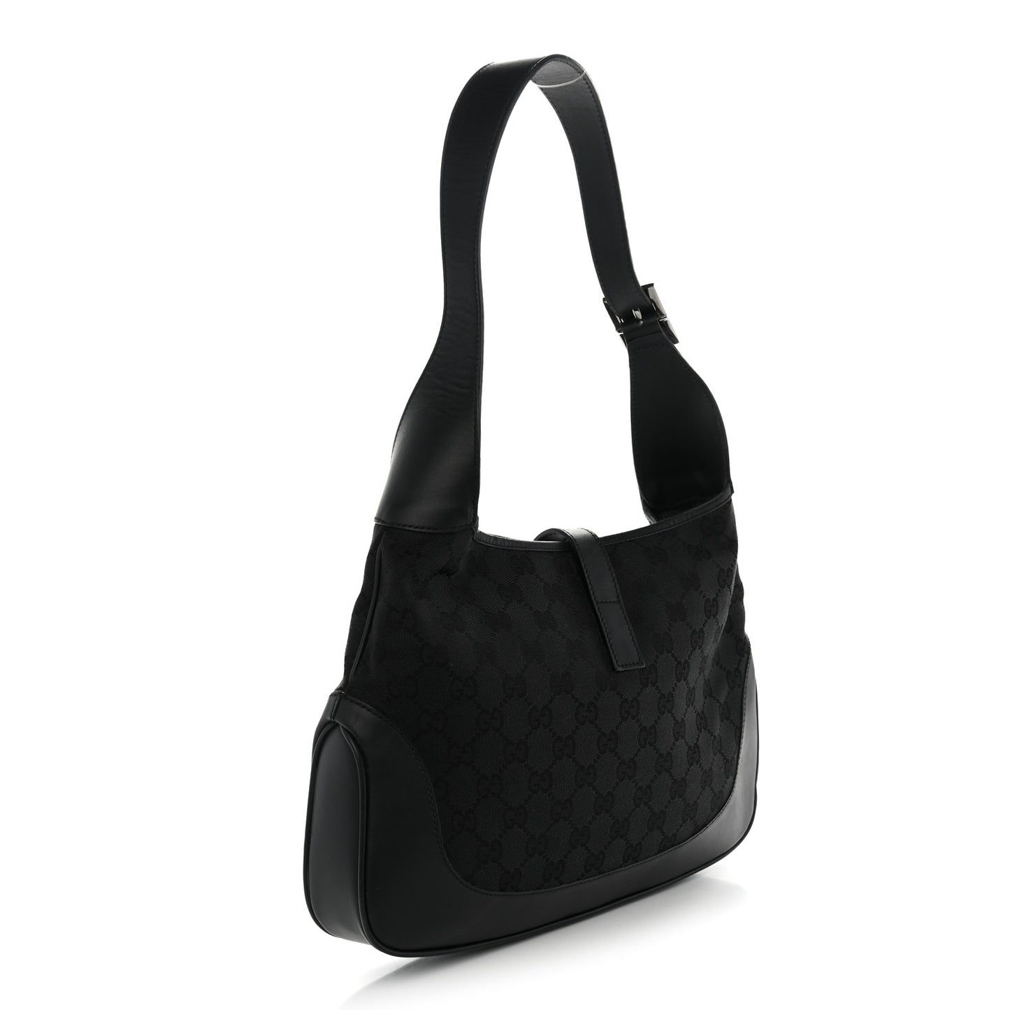 Monogram Small Jackie O Hobo Black