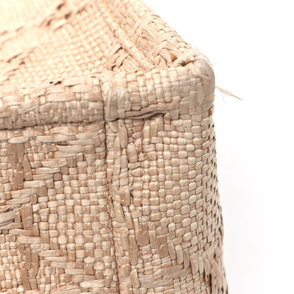 Christian Dior Raffia Cannage Large Book Tote Natural 11 of 11