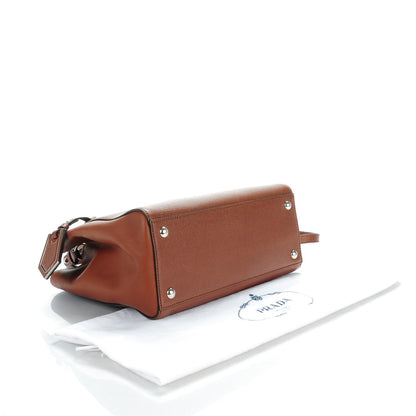Fendi Vitello Elite Petite 2Jours Tote Walnut 4 of 8