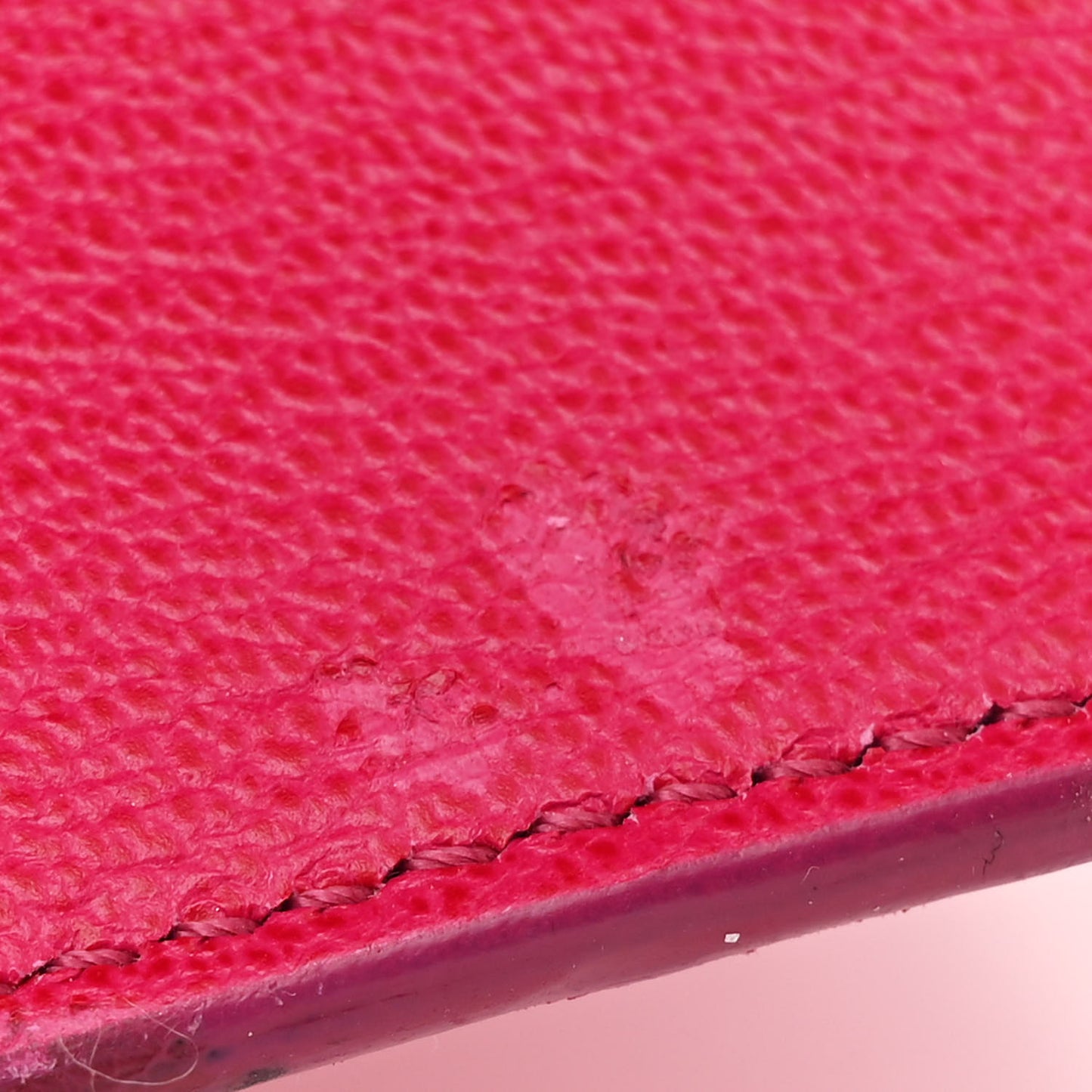 Suede Large Clip Shoulder Bag Hot Pink