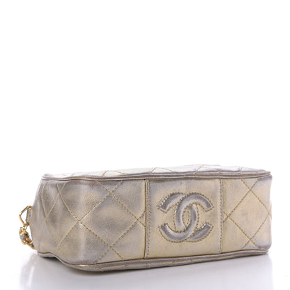 Chanel Metallic Lambskin Camera Case Gold 4 of 8