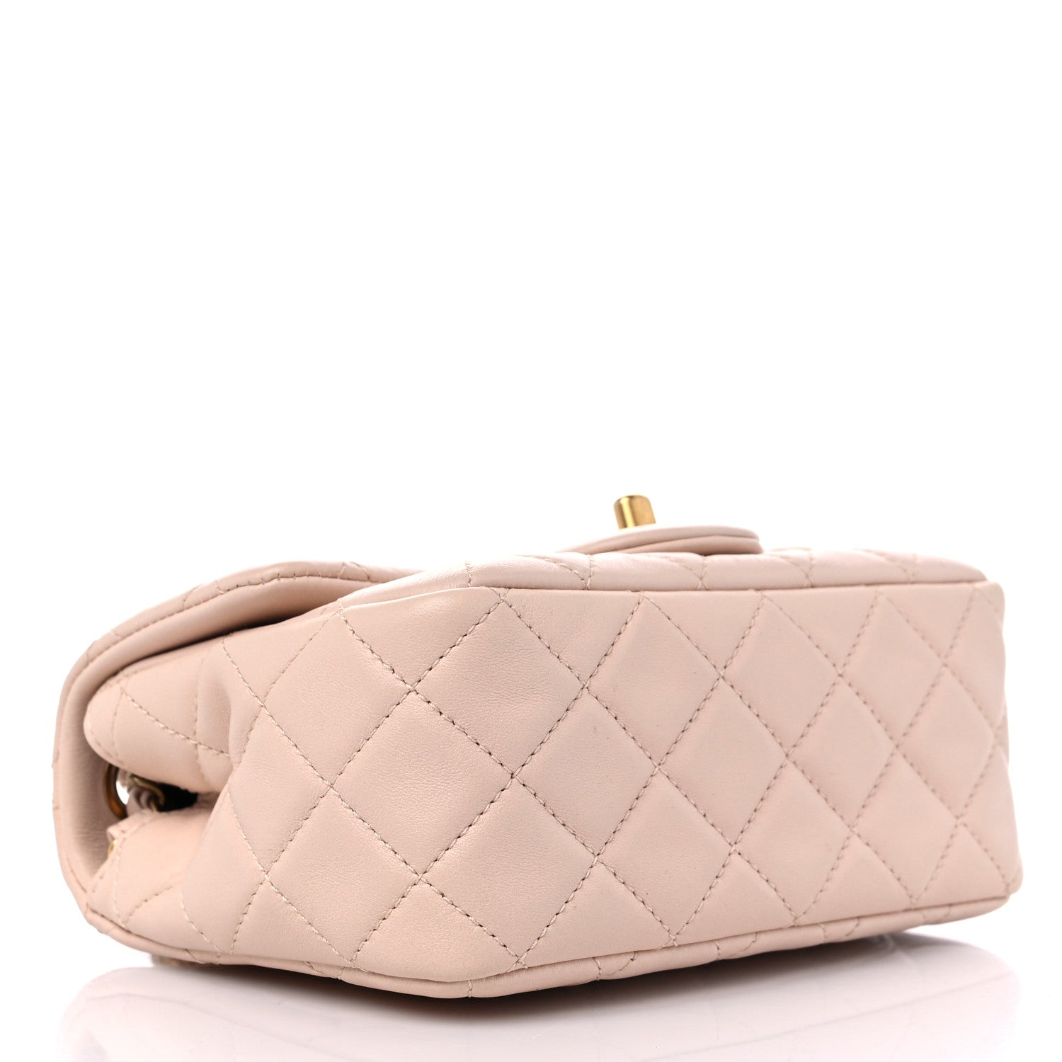 Chanel Lambskin Quilted Mini Pearl Crush Flap Light Pink 4 of 9