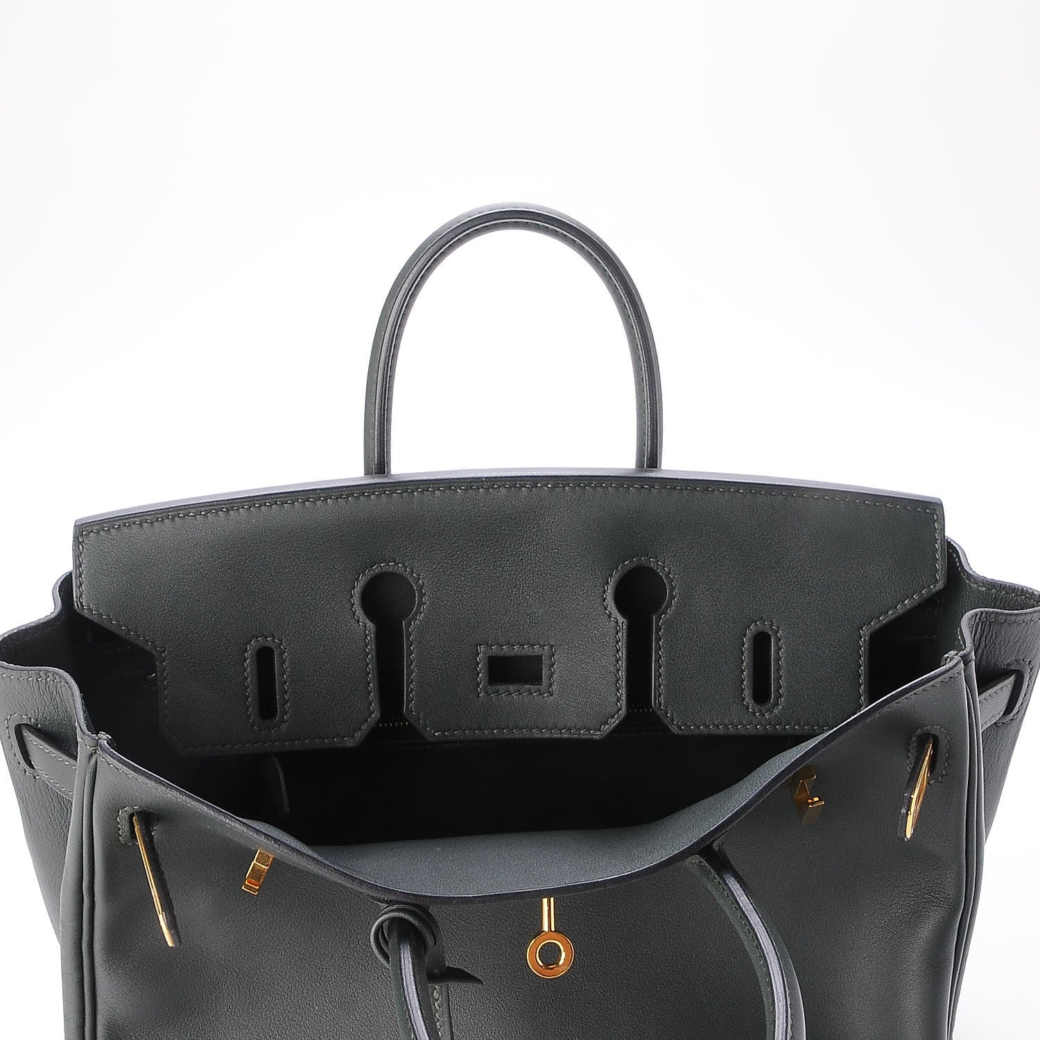 Hermes Swift Birkin 25 Vert Fonce 31 of 34