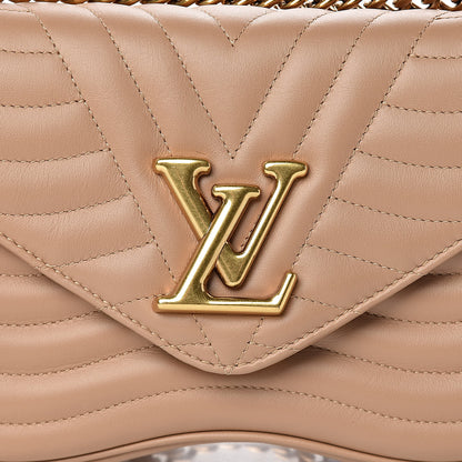 Louis Vuitton Calfskin New Wave Chain MM Noisette 10 of 11