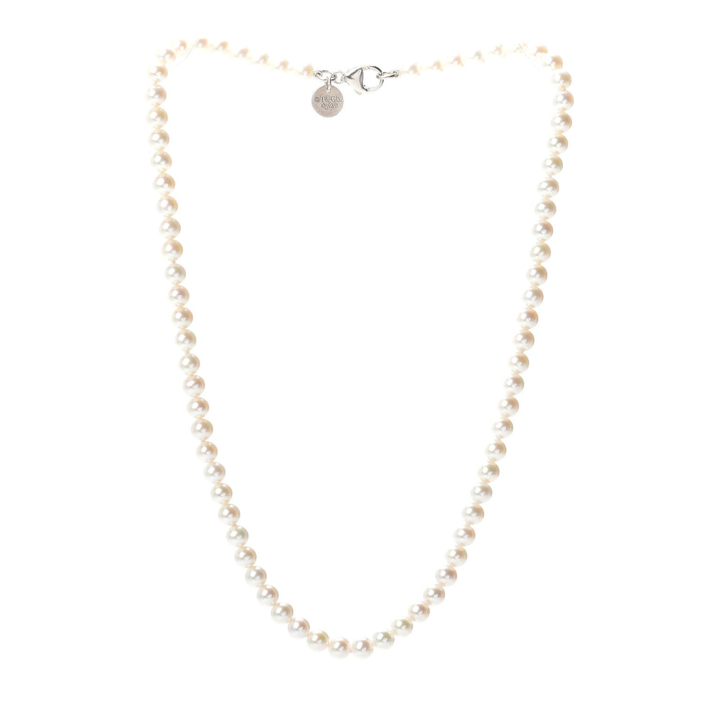 Sterling Silver Freshwater Pearl 5-6mm Ziegfeld Necklace
