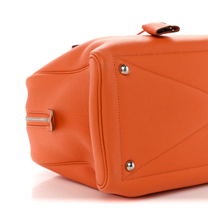 Hermes Taurillon Clemence Victoria 35 Orange 9 of 10
