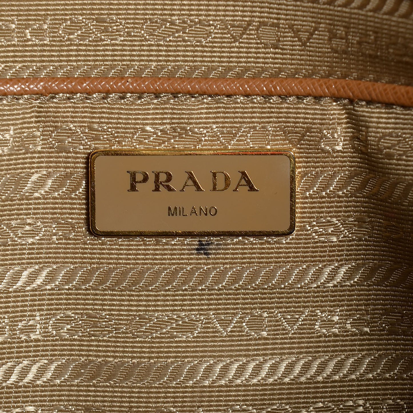 Saffiano Lux Large Tote Caramel