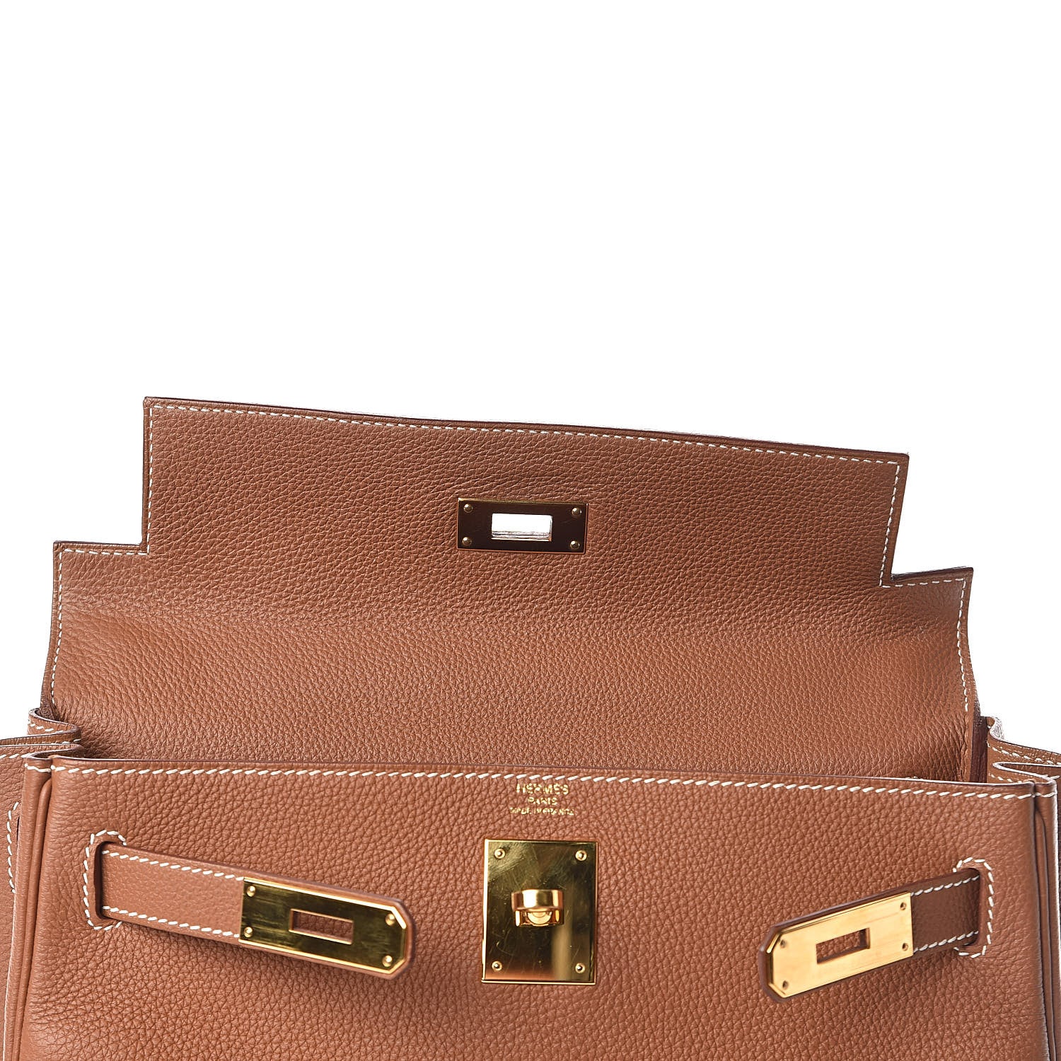Hermes Togo Kelly Retourne 28 Gold 10 of 34