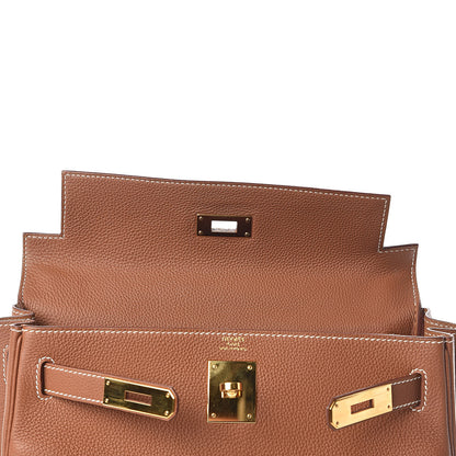 Hermes Togo Kelly Retourne 28 Gold 10 of 34