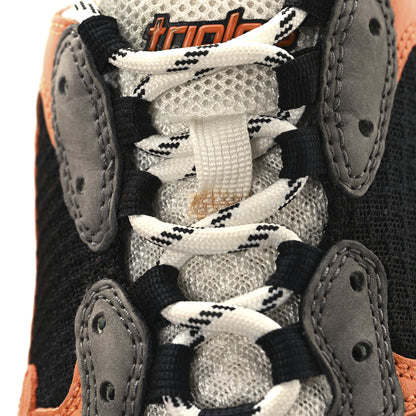 Balenciaga Mesh Nubuck Womens Triple S Sneakers 37 Orange Gris Black 10 of 11