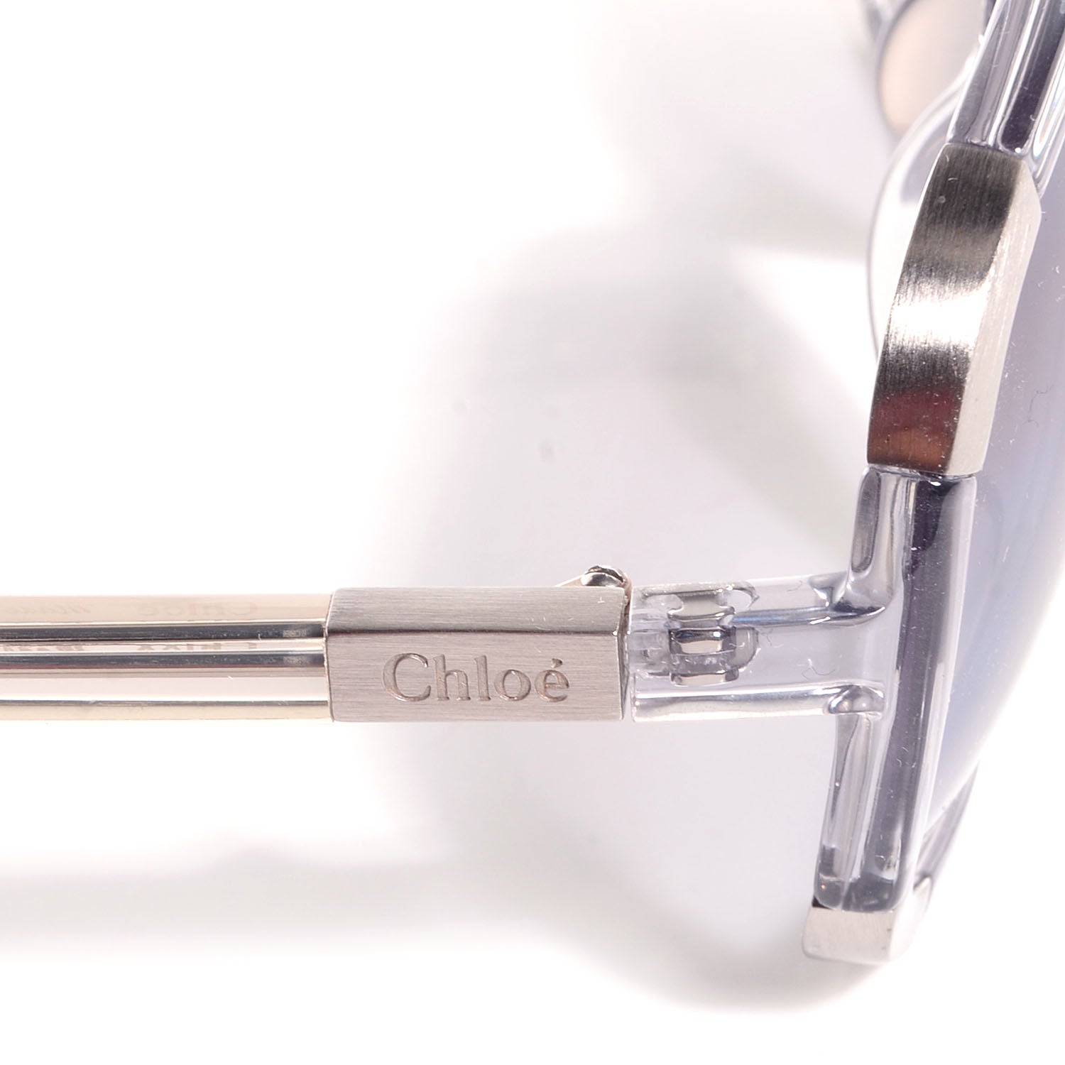 Chloe Myrte Oversized Sunglasses CL 2119 Clear 4 of 6