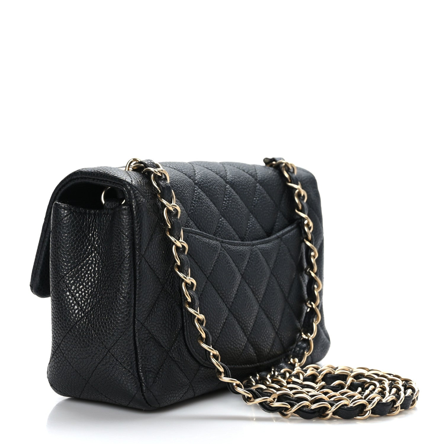 Chanel Caviar Quilted Mini Rectangular Flap Black 3 of 9