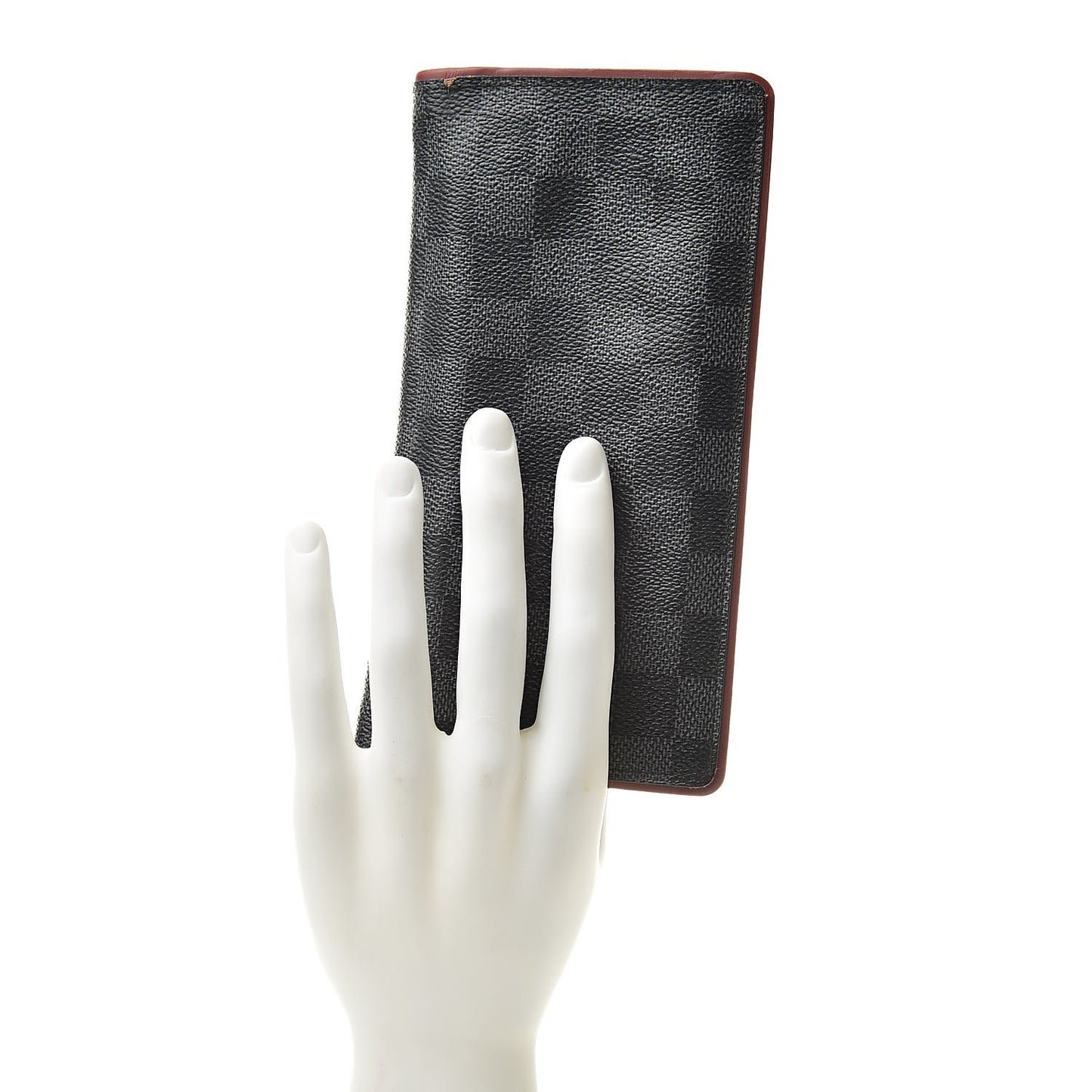Damier Graphite Brazza Wallet Bordeaux