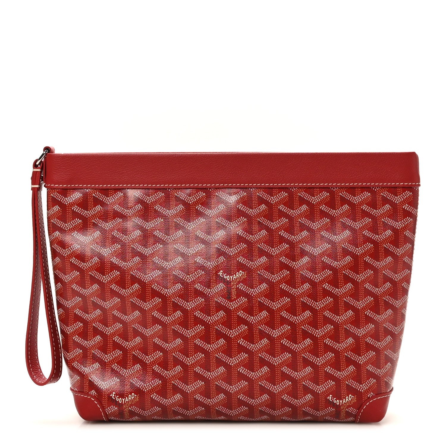 Goyard Goyardine Conti Pouch Red 1 of 9
