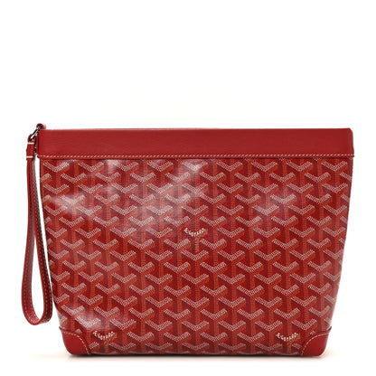 Goyard Goyardine Conti Pouch Red 1 of 9