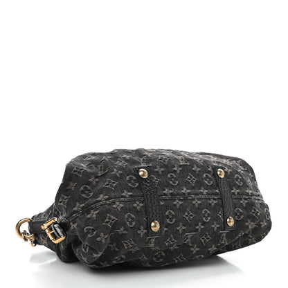 Louis Vuitton Denim Neo Cabby MM Black 4 of 9