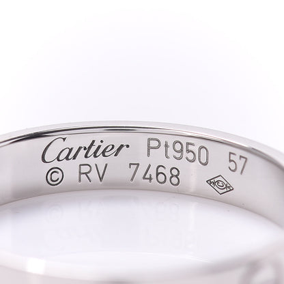 Cartier Platinum 3.5mm LOVE Ring 57 8 4 of 5