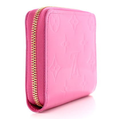Louis Vuitton Vernis Enamel Heart Zippy Coin Purse Neon Pink 3 of 7